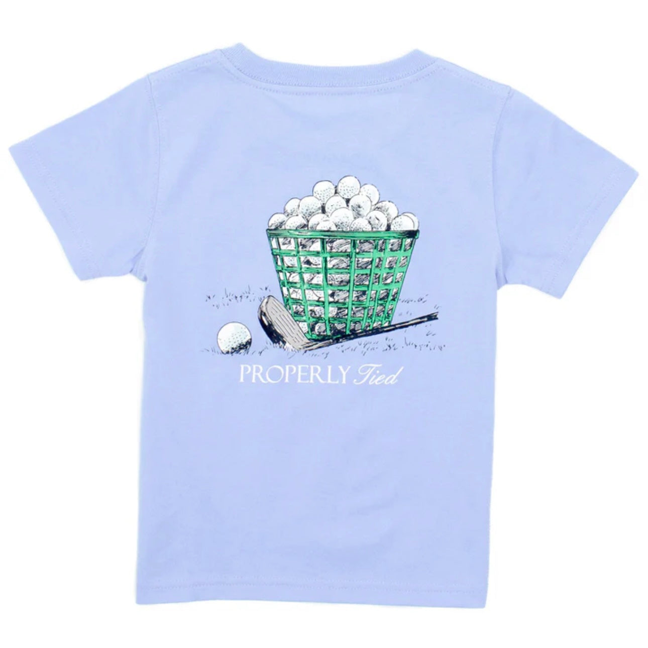 Properly Tied Boys Range Tee in Light Blue