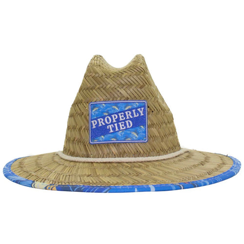 Properly Tied Boys Cabo Straw Hat-Marlin