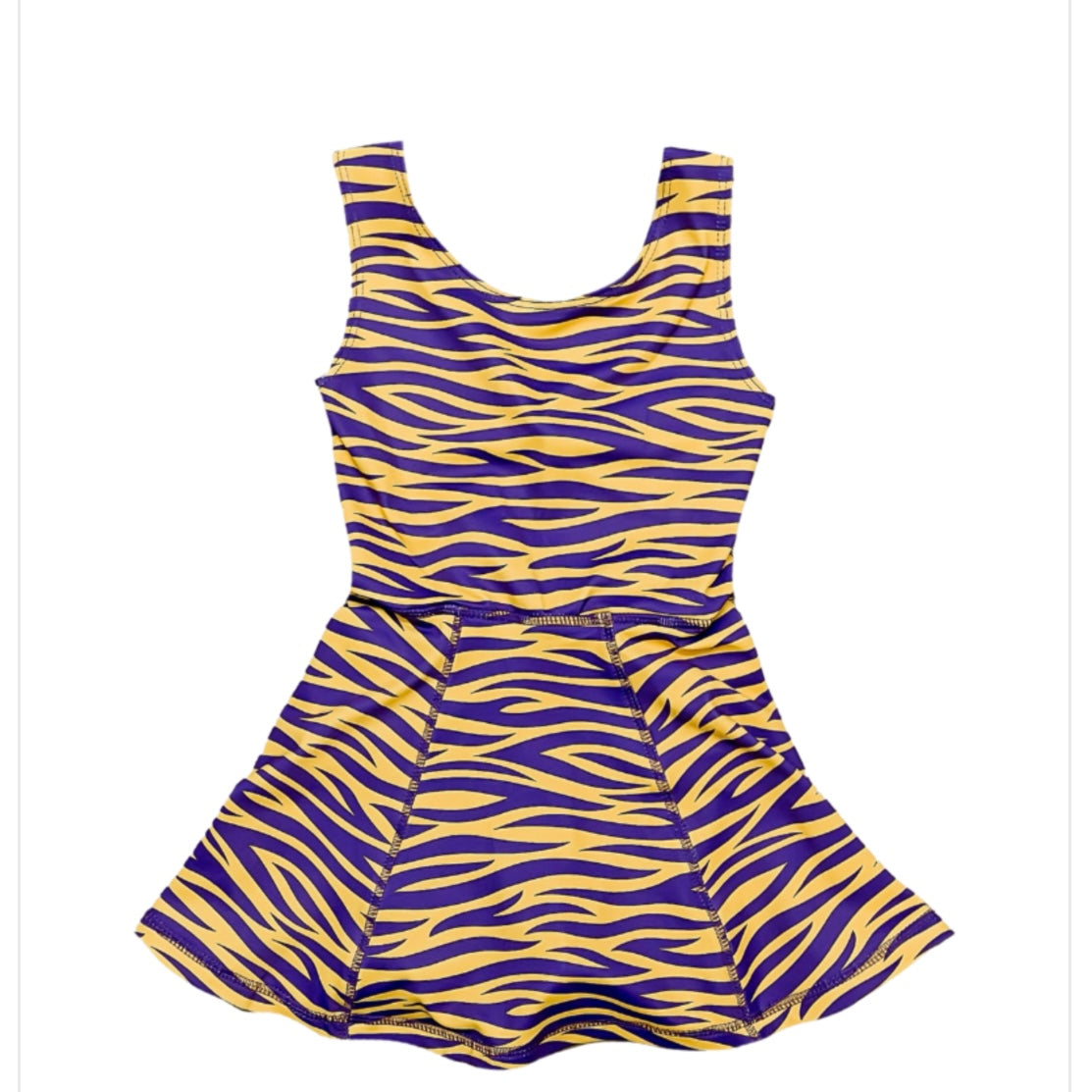 Belle Cher Tiger Striped Dress