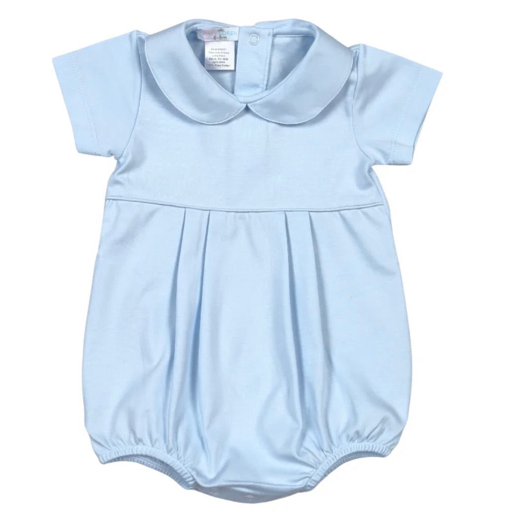 Baby Loren Boys Light Blue S/S Basic Bubble