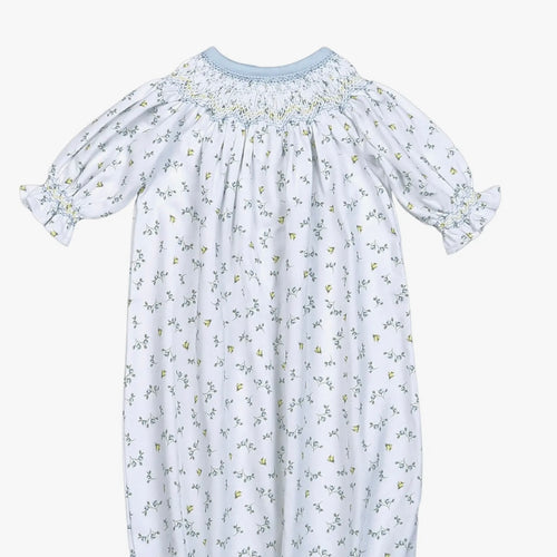 Baby Loren Girls Diana Flora Bishop Gown-Premie
