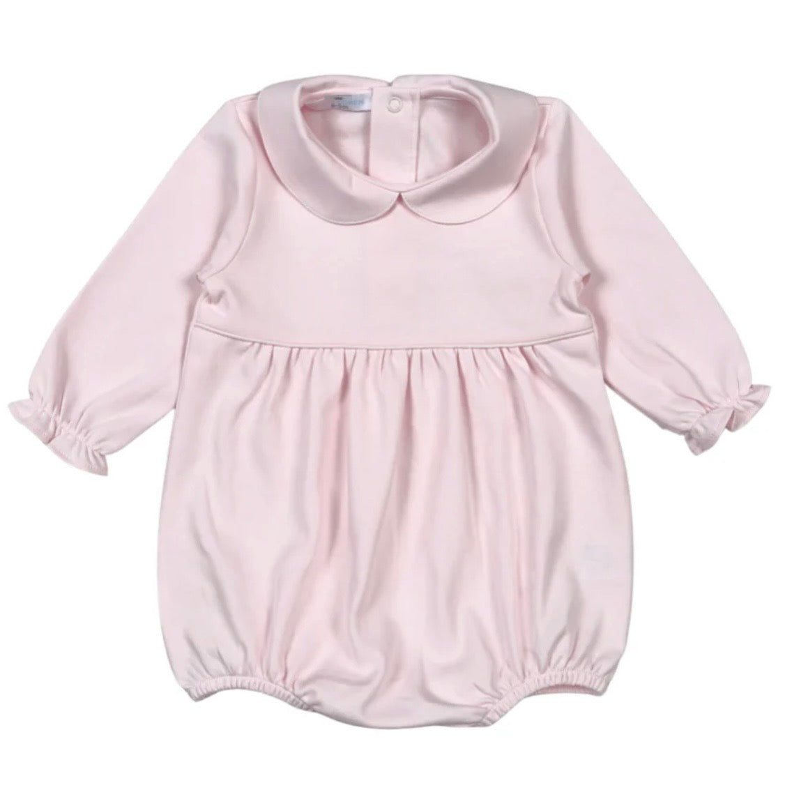 Baby Loren Girls L/S Light Pink Basic Bubble