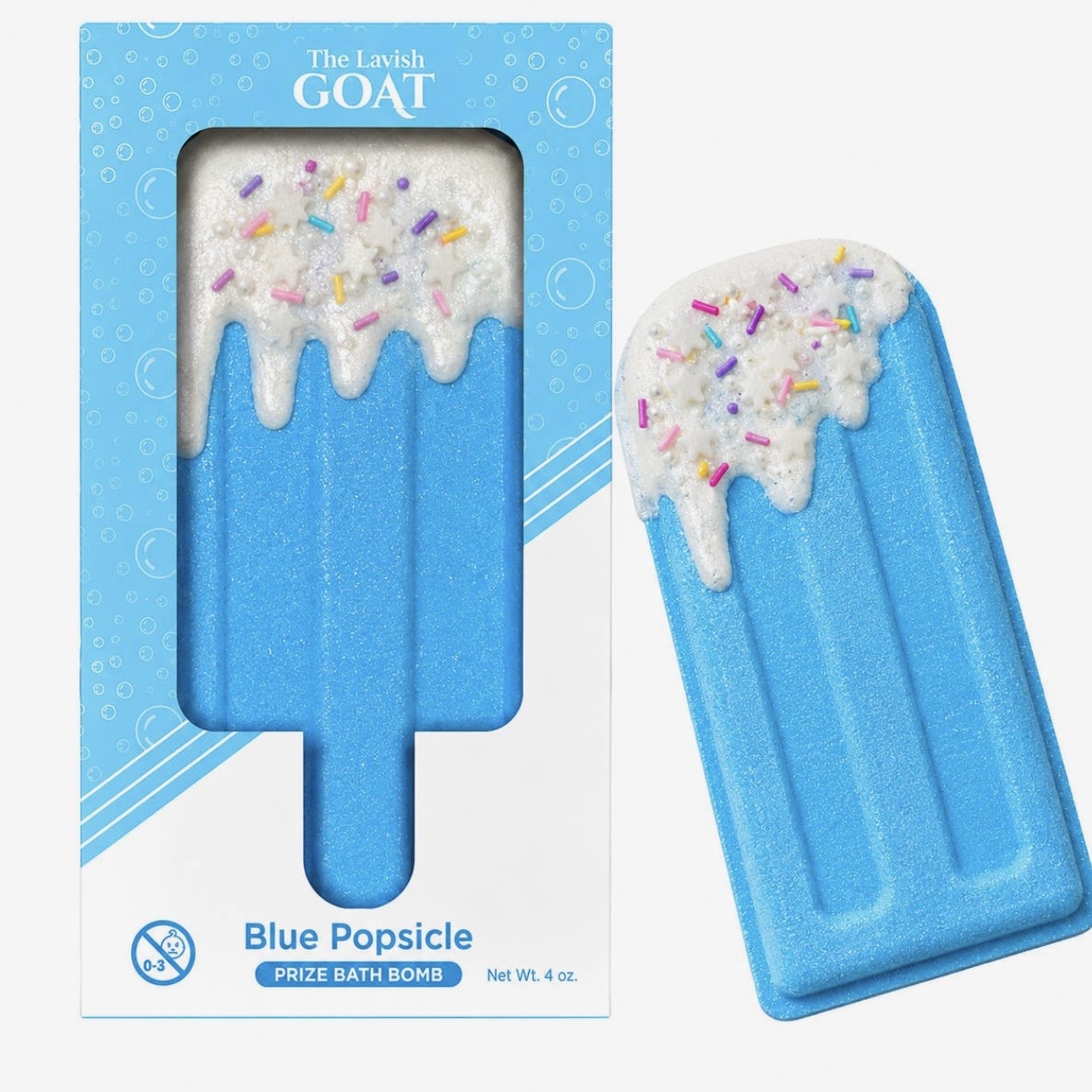 The Lavish Goat Blue Popsicle Bath Bomb