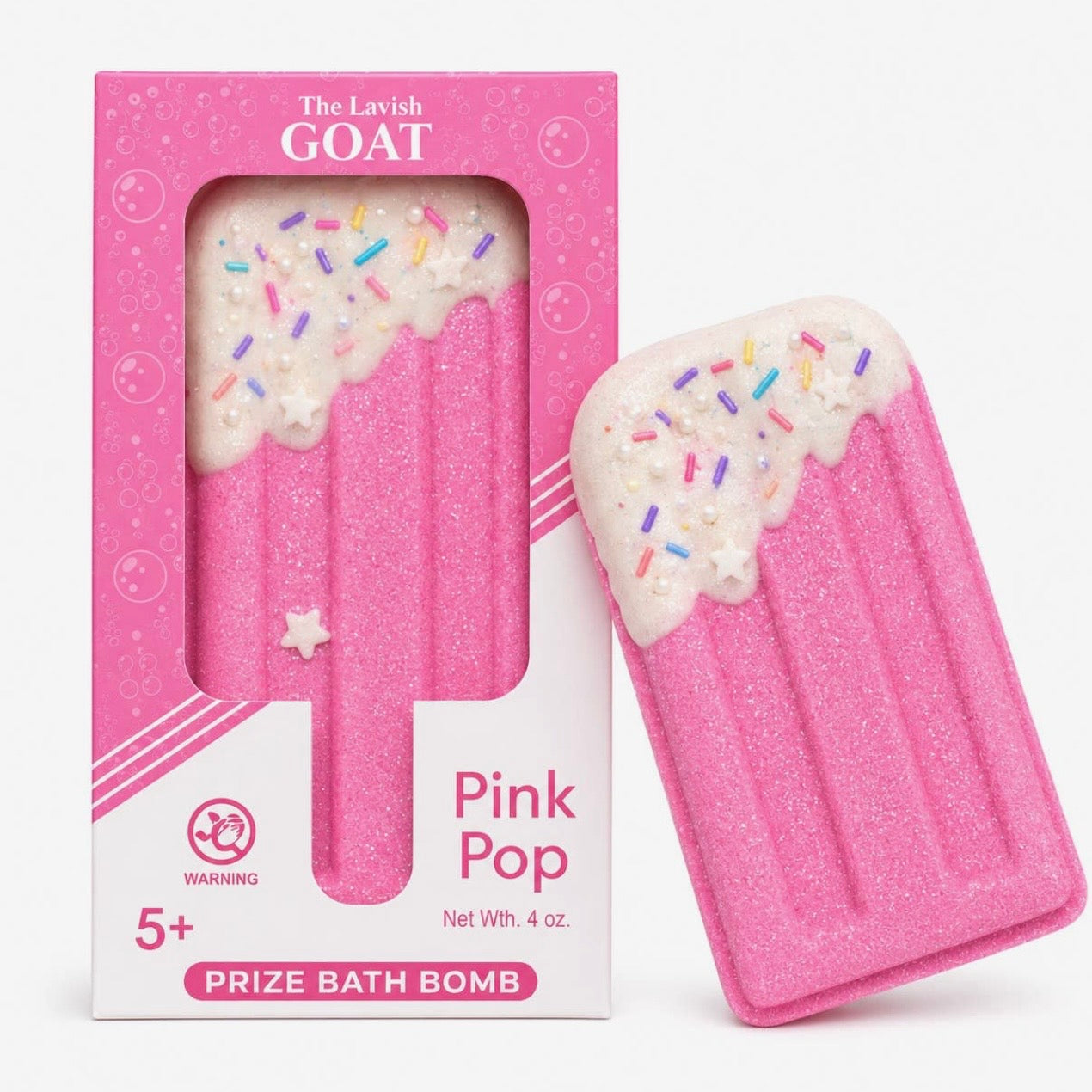 The Lavish Goat Pink Popsicle Bath Bomb