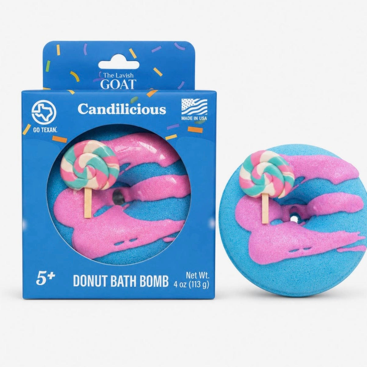 The Lavish Goat Candilicious Donut Bath Bomb
