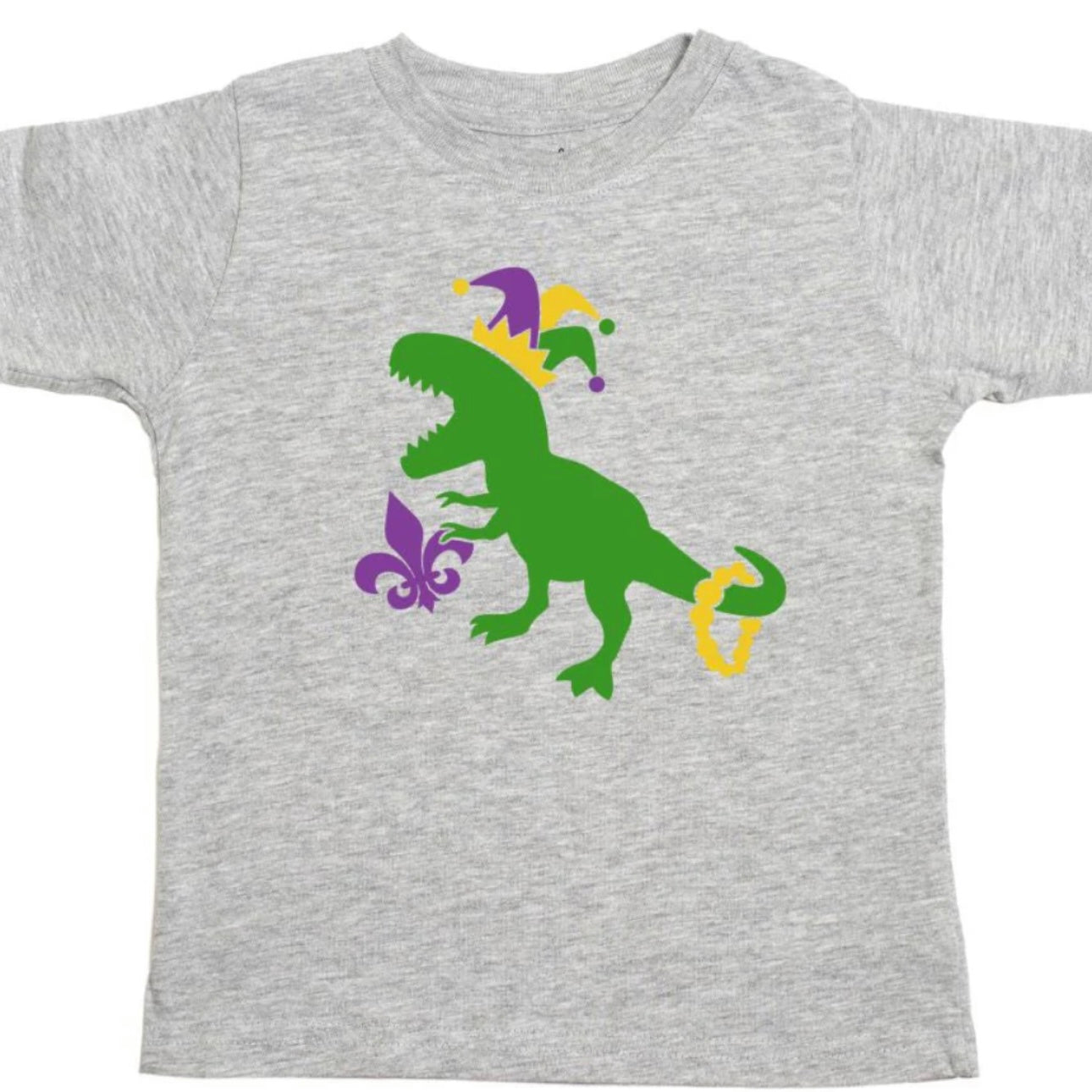 Sweet Wink Mardi Gras Gray Short Sleeve Shirt