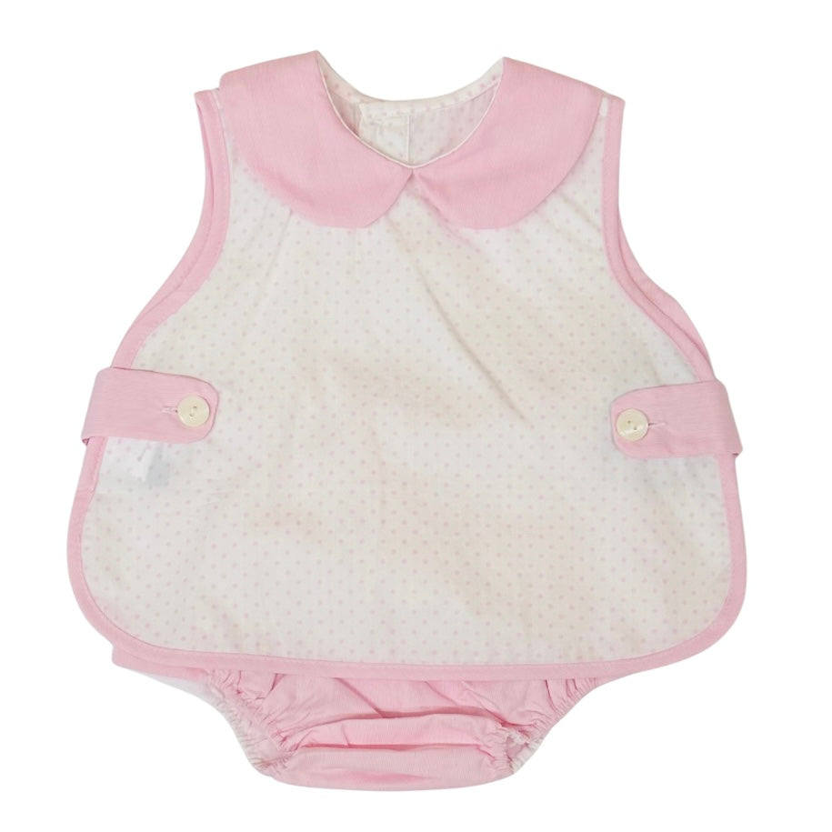Baby Sen Pink Sarah Elizabeth Bloomer Set