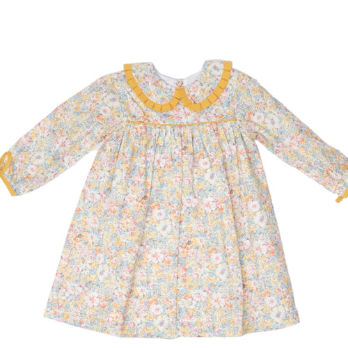 The Oaks Cecilia Blue/Yellow Floral Dress