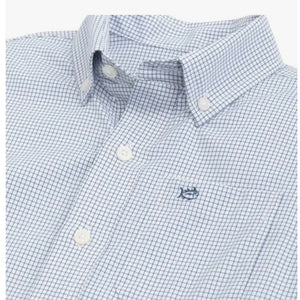 Southern Tide Seven Seas Blue Rosemont Tattersail Sportshirt
