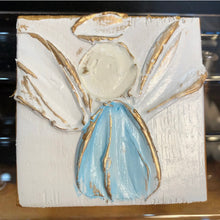 Coddiwomple 3X3 Hand Painted Angel-Available in. Pink, White, or Blue