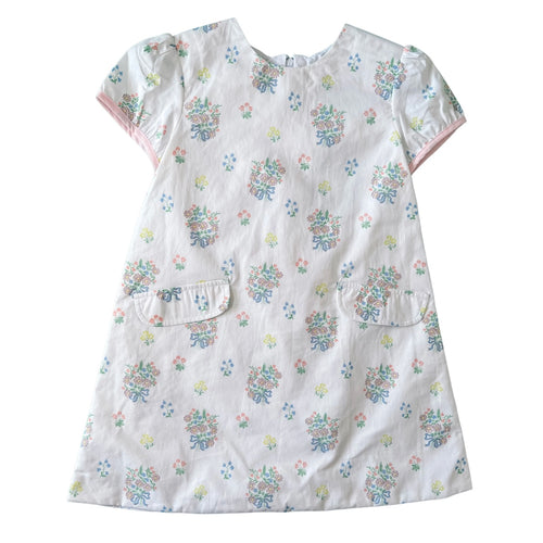 Sage and Lily White Floral Dress