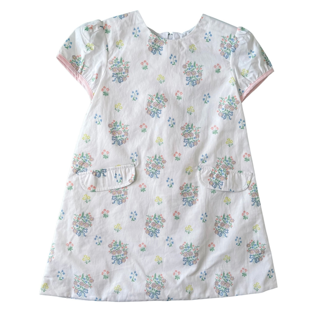 Sage and Lily White Floral Dress