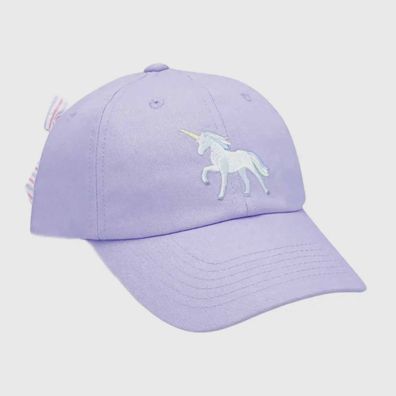 Bits and Bows Rainbow Unicorn Baseball Hat