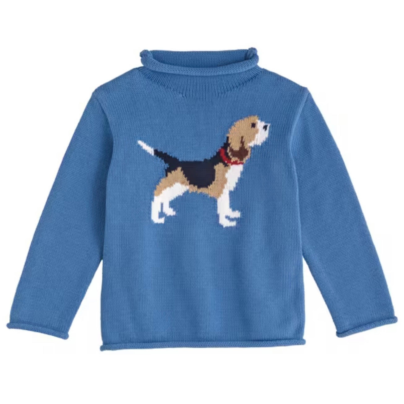 Mud Pie Boys Beagle Roll Neck Sweater