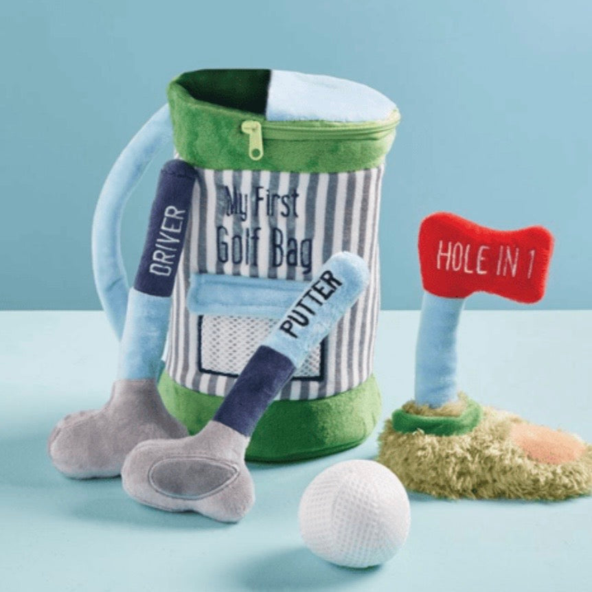 Mud Pie My Golf Bag Plush Set