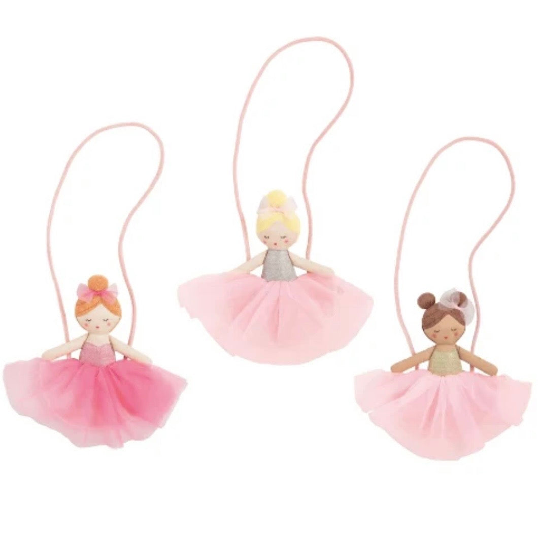 Mud Pie Tulle Ballerina Purse-Red