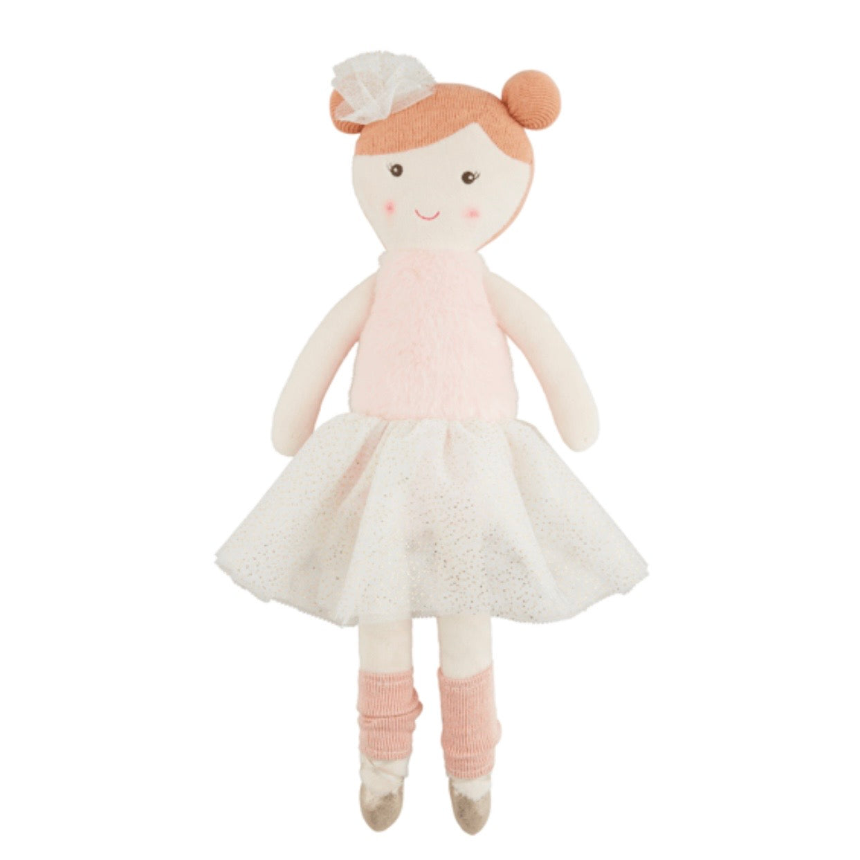 Mud Pie My First Ballerina Doll-4 Assorted Hair Colors