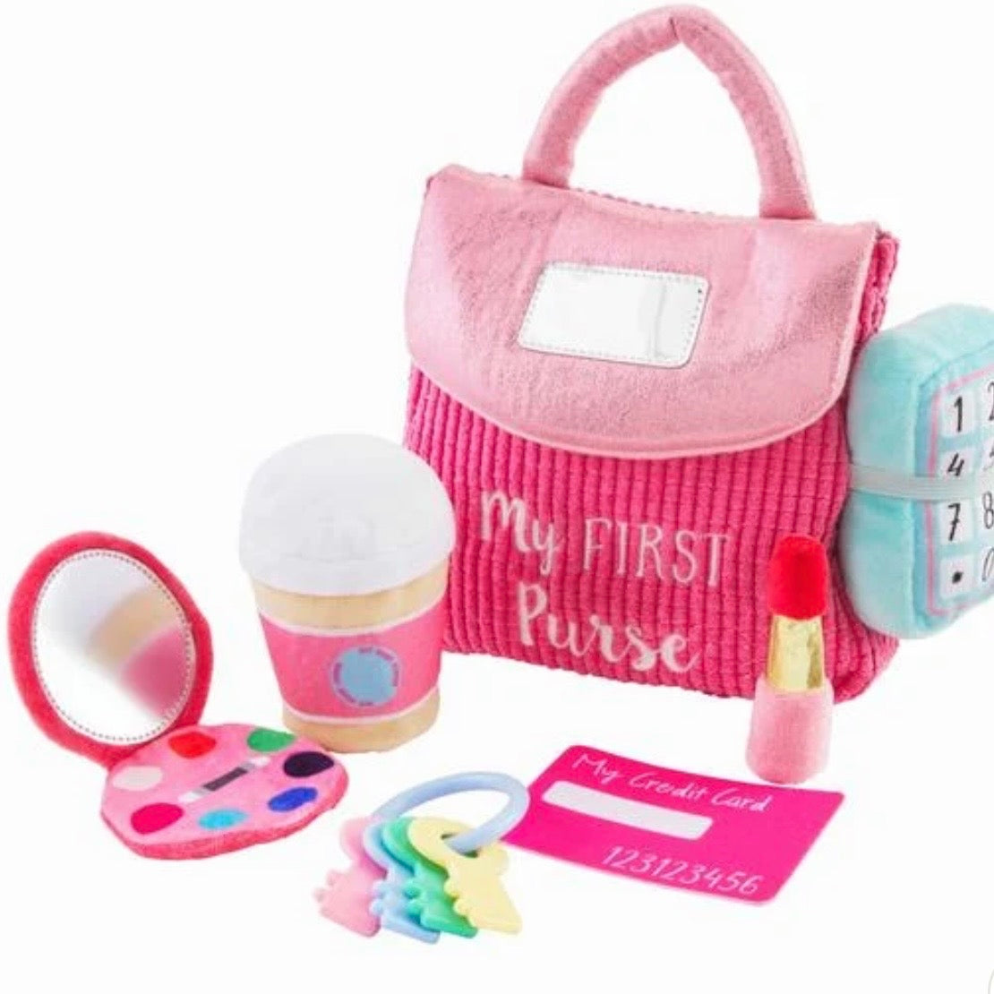Mud Pie My First Purse Plush Set
