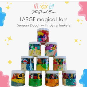 The Dough House Large Magical Playdough Jars
