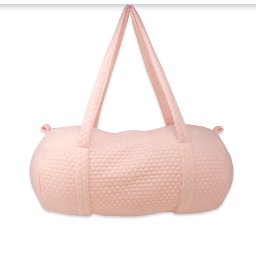 Lullaby Set Quilted Overnight Duffle Bag-Available in Pink and Blue