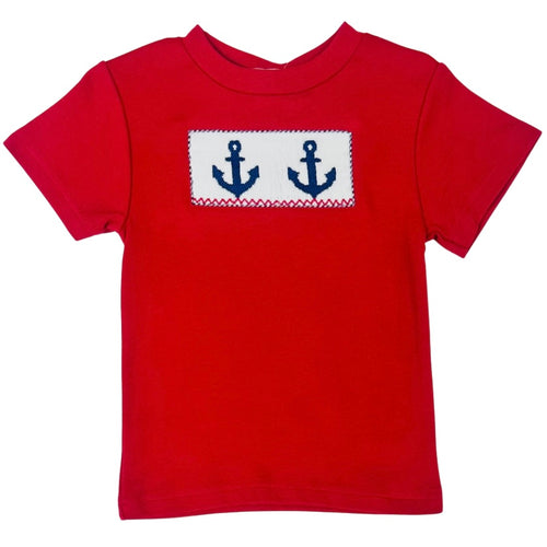 Vive La Fete SS Smocked Anchors Shirt