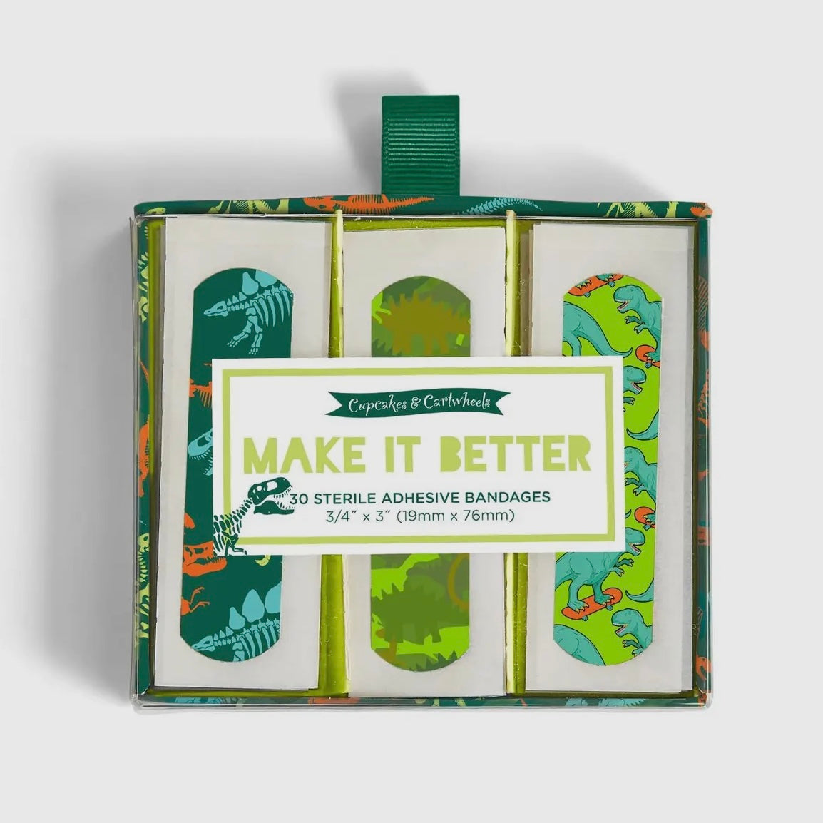 Cupcakes and Cartwheels Dinosaur Bandages