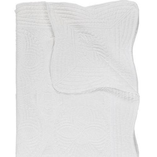 Zsa Zsa and Lolli Quilted Blanket-Available in Pink, White, and Blue