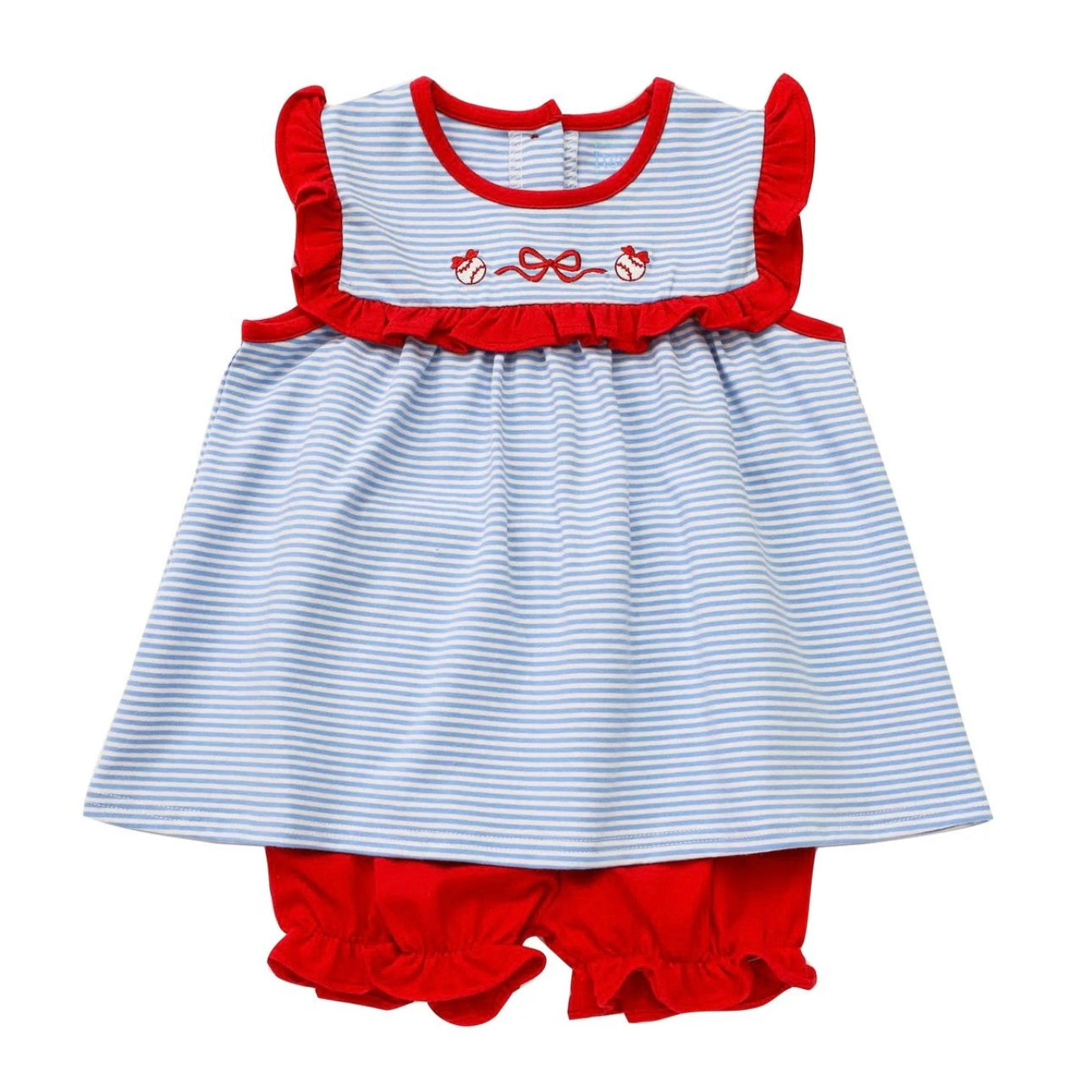 Itsy Bitsy Girls Baseball Bloomer Set