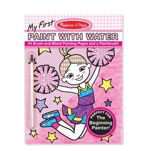 Melissa and Doug My First Paint with Water-Cheerleaders Flowers & Fairies