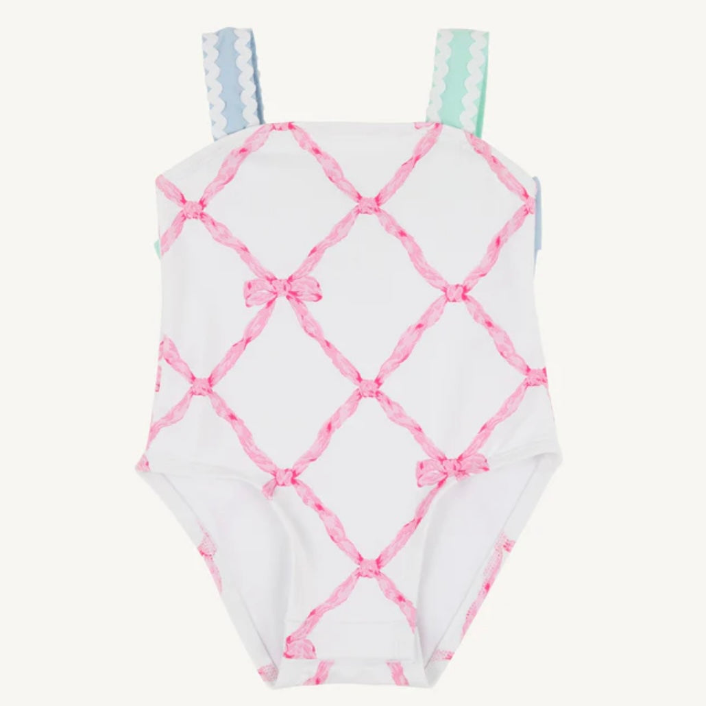 Beaufort Bonnet Girls Shannon Bow Bathing Suit