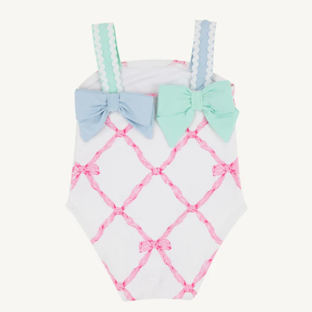 Beaufort Bonnet Girls Shannon Bow Bathing Suit