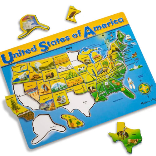 Melissa and Doug U.S.A. Wooden Puzzle