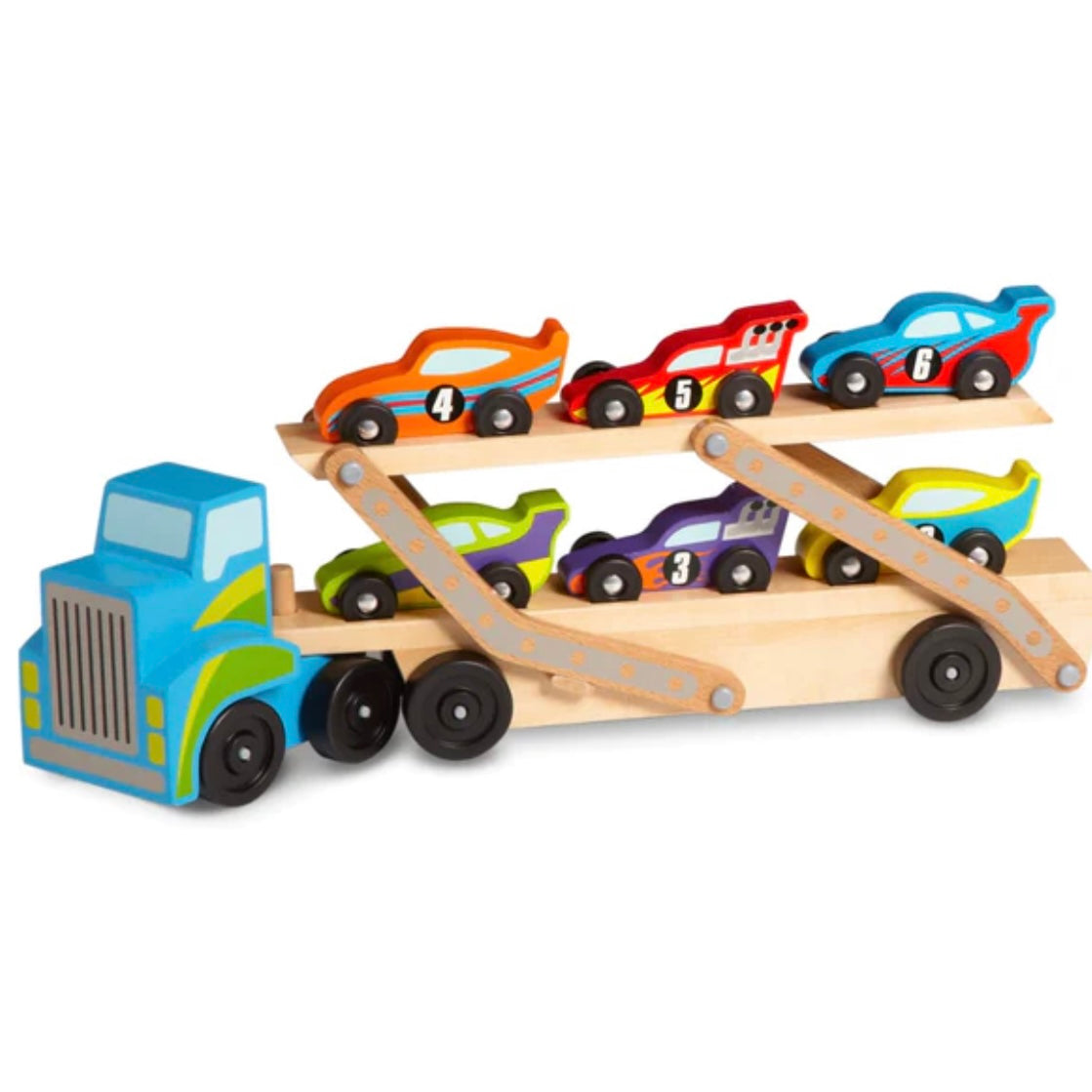 Melissa and Doug Mega Race Car Carrier