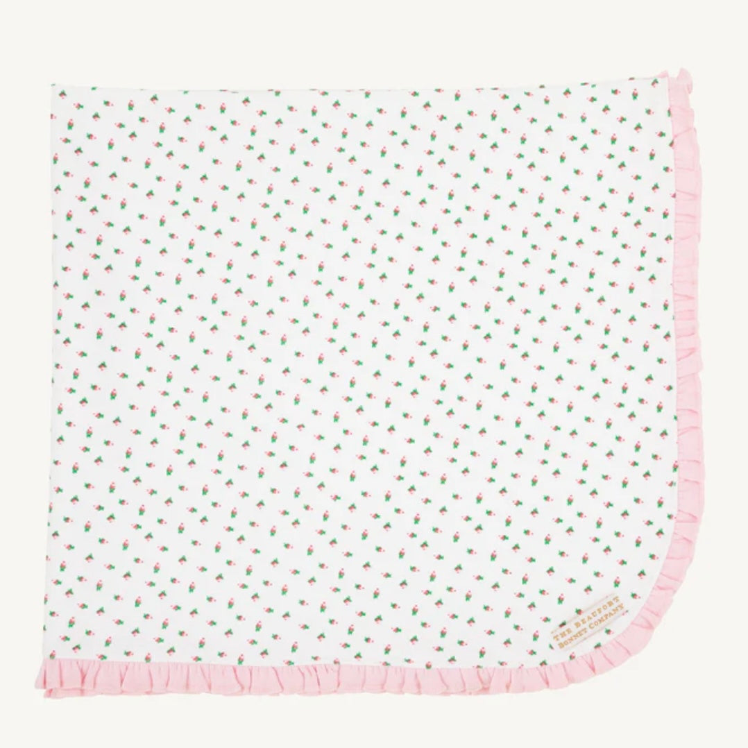 Beaufort Bonnet Baby Buggy Blanket-Rosebud