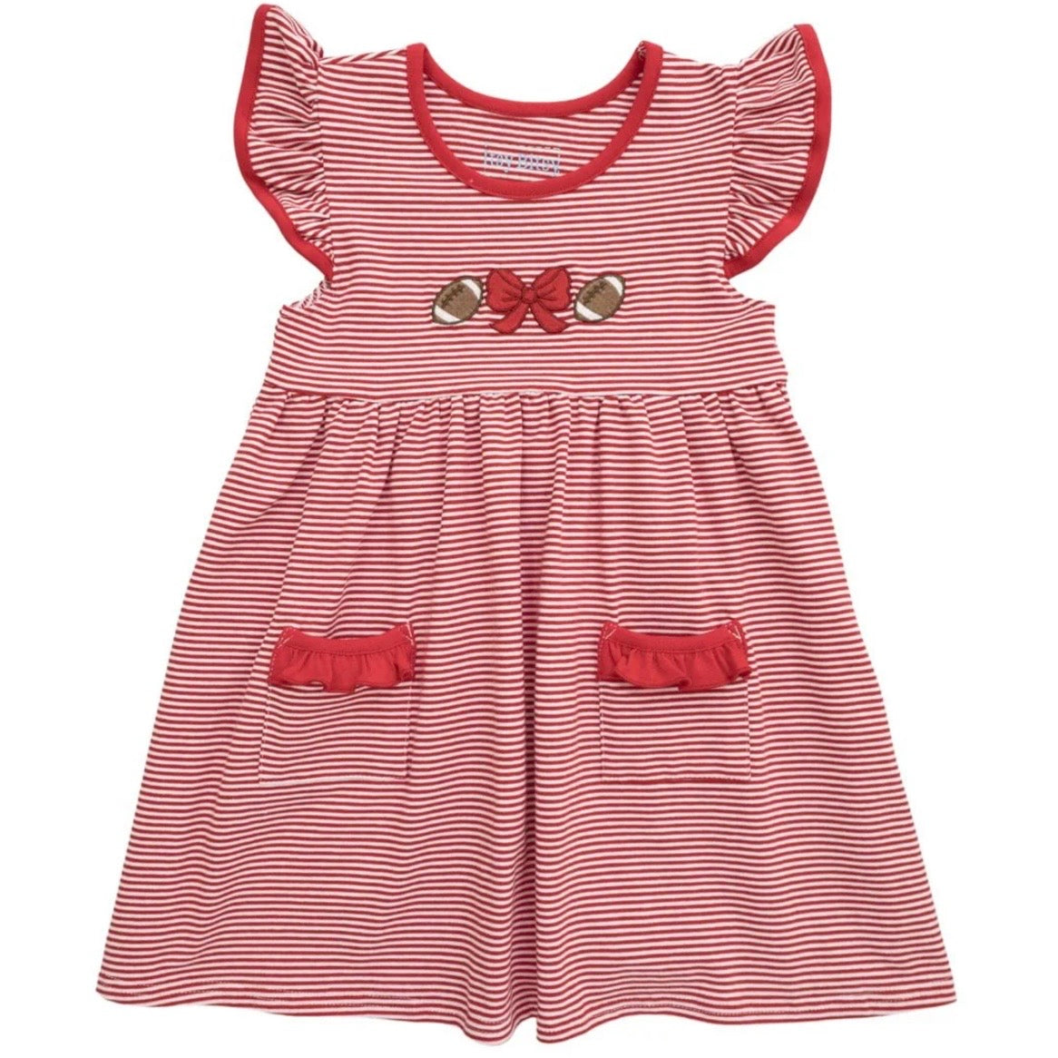 Itsy Bitsy Girls Red Football Dress