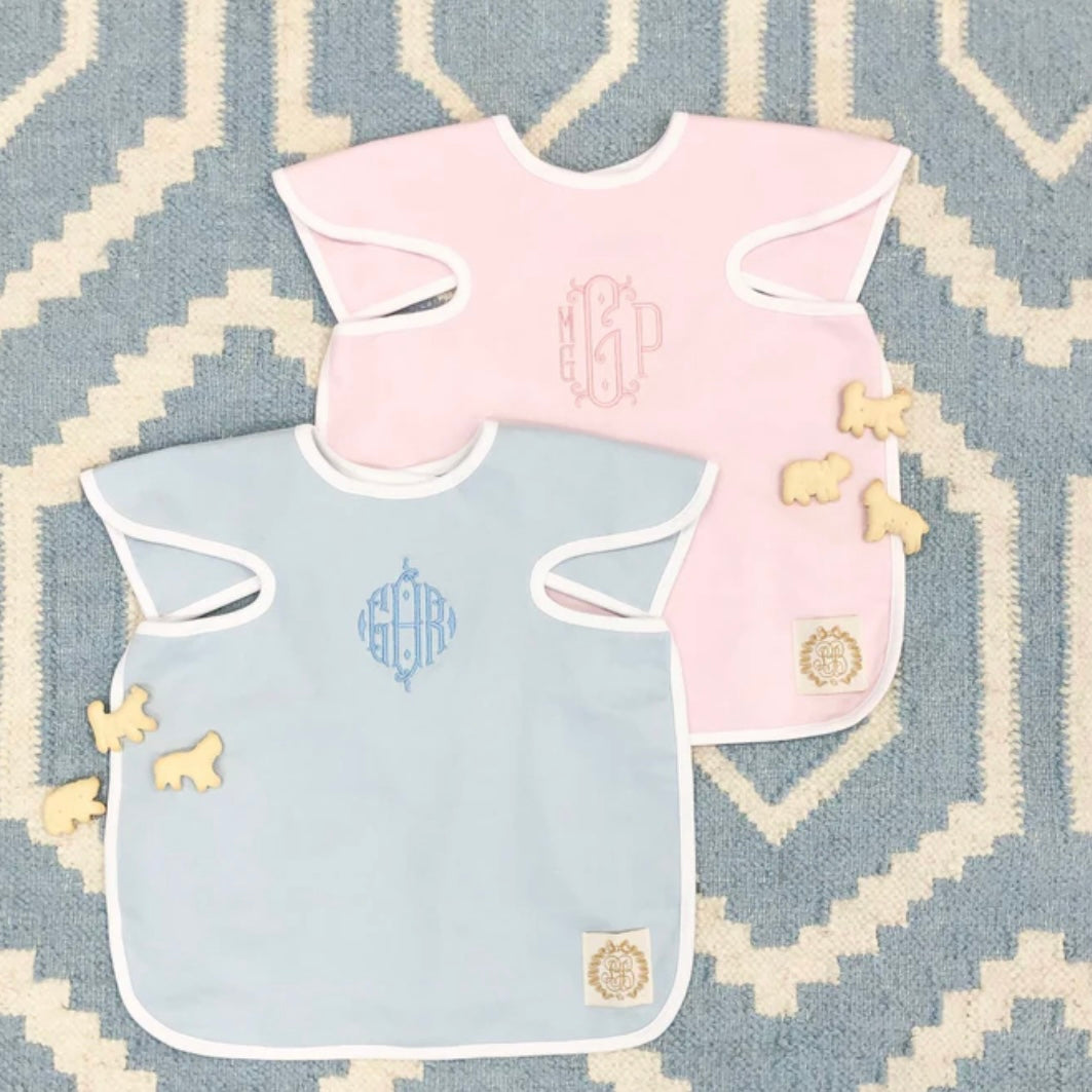 Beaufort Bonnet Big Bite Bib-Available in Pink and Blue