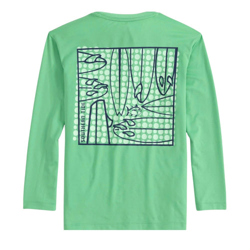 Southern Tide Boys LS Surfing Performance Tee