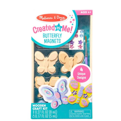 Melissa and Doug Created By Me Butterfly Magnet Wooden Craft Kit