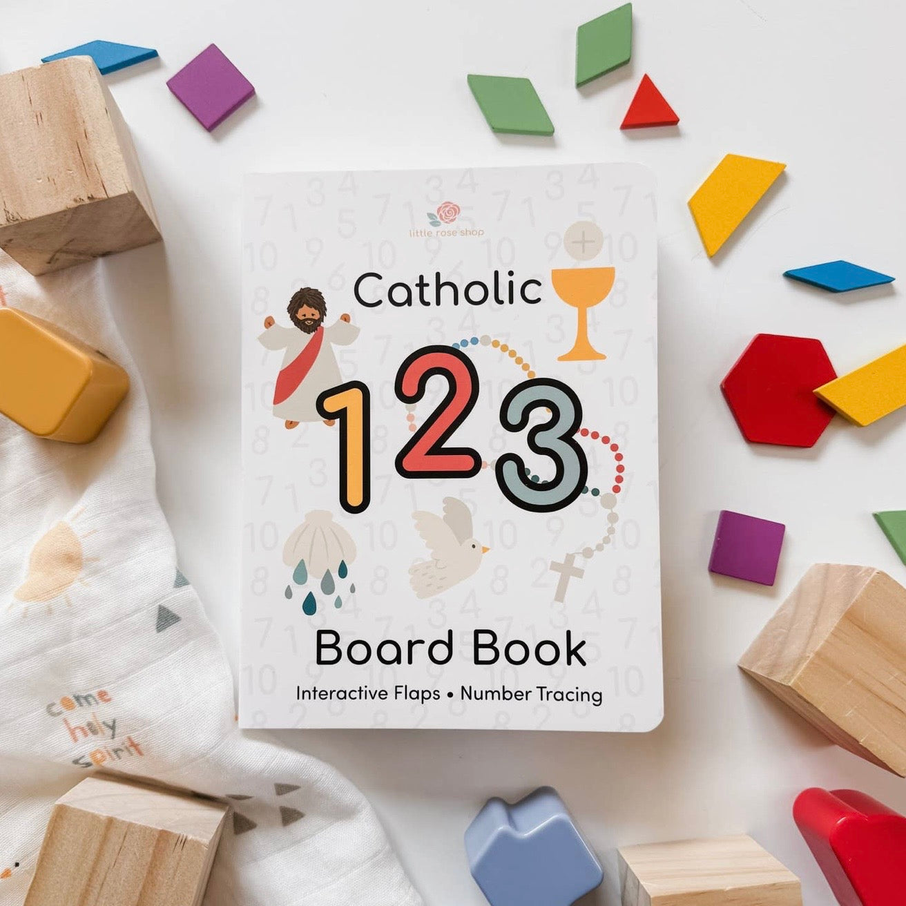 The Little Rose Shop Catholic 123 Board Book