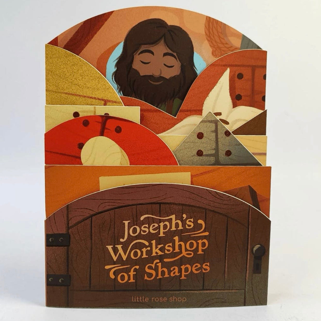 The Little Rose Shop Joseph's Workshop of Shapes Board Book
