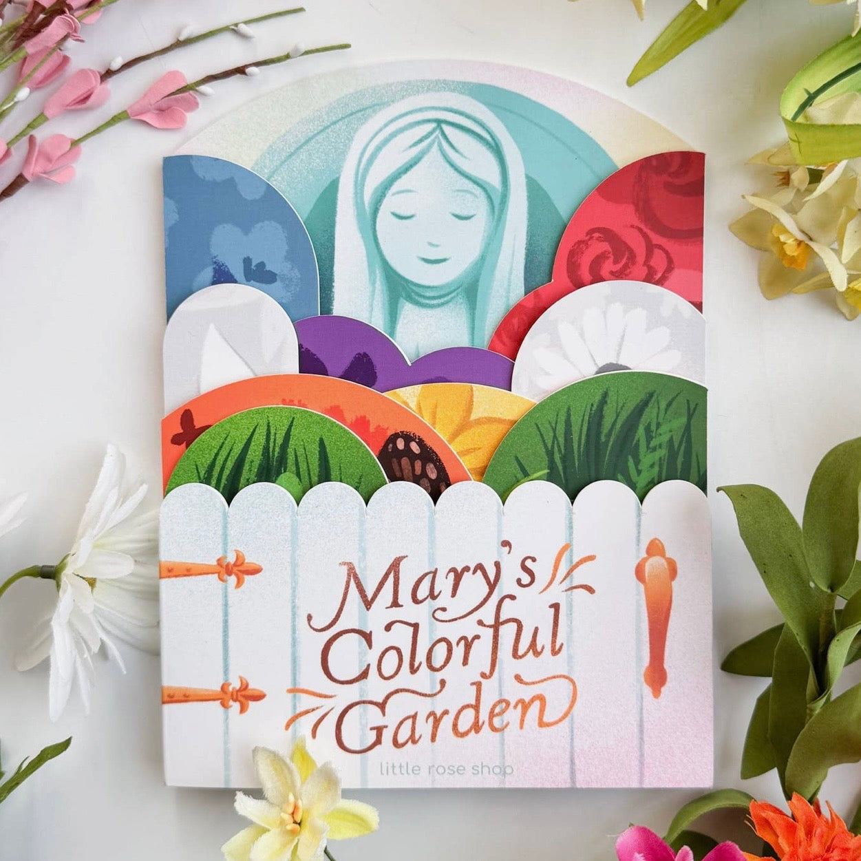 The Little Rose Shop Mary's Colorful Garden Board Book