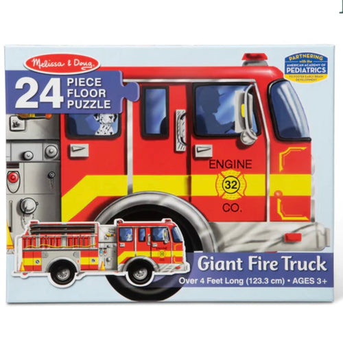 Melissa and Doug Giant 24 Piece Fire Truck Floor Puzzle