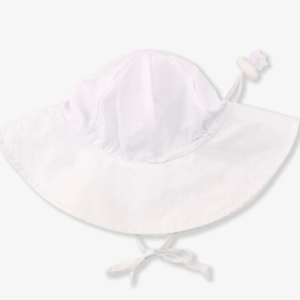 Ruffle Butts Sun Protective Hat-Available in Navy and White