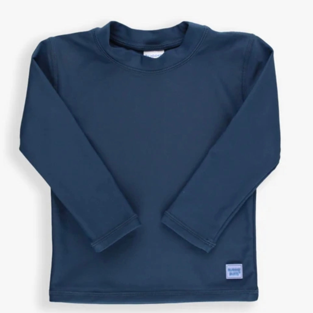 Rugged Butts Boys Navy Long Sleeve Rash Guard