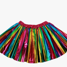 Sparkle Sisters by Couture Metallic Rainbow Skirt-Available in Two Colors