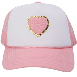 Sparkle Sisters Couture Trucker Hat-Five Chenille Patches Available