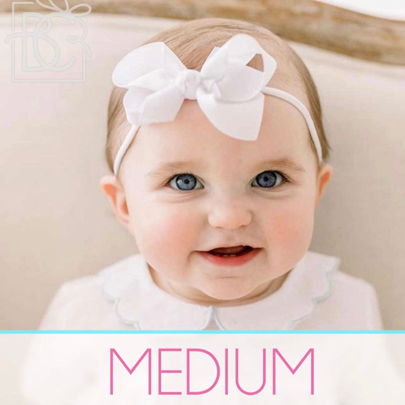 Beyond Creations Pantyhose Medium Bow Headband