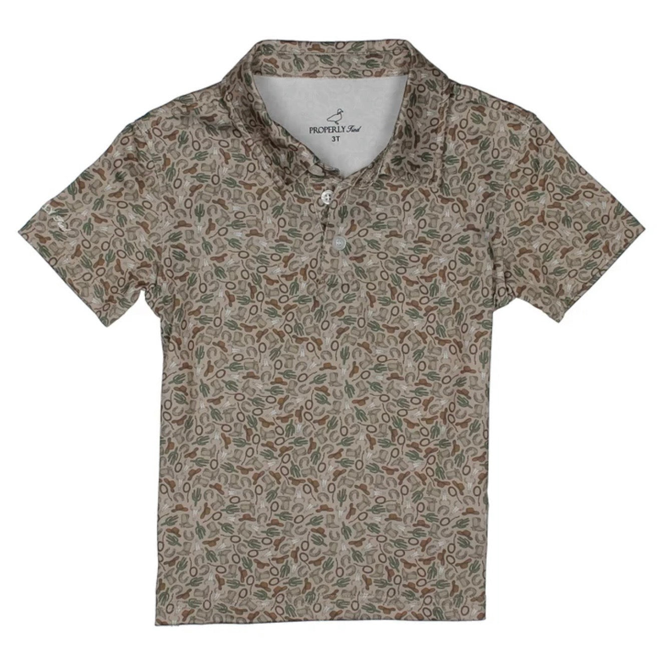 Properly Tied Boys Inlet Polo-Cowboy