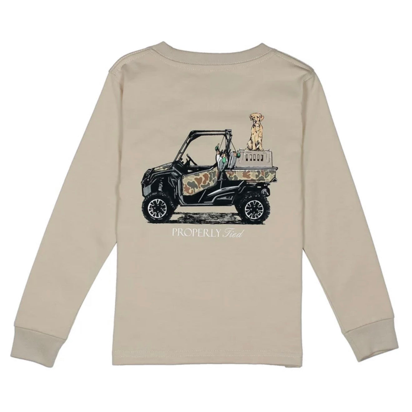 Properly Tied Boys LS Trail Tradition-Linen