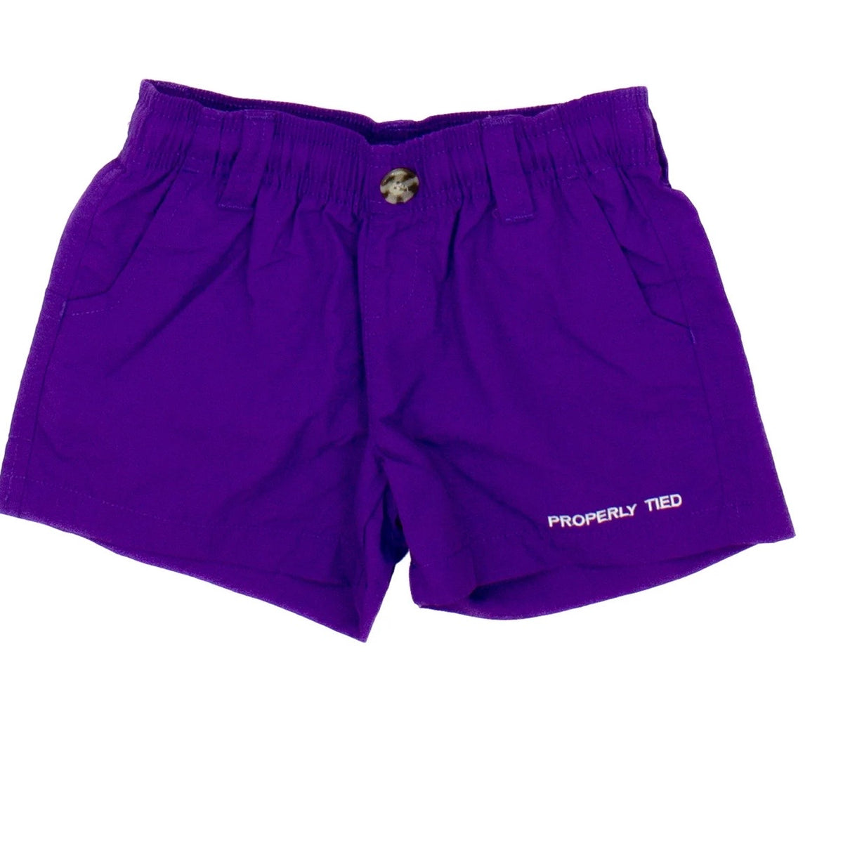 Properly Tied Boys Purple Mallard Short